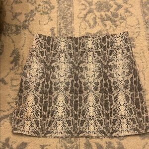 Show Me Your Mumu Snake Skin Skirt- size L